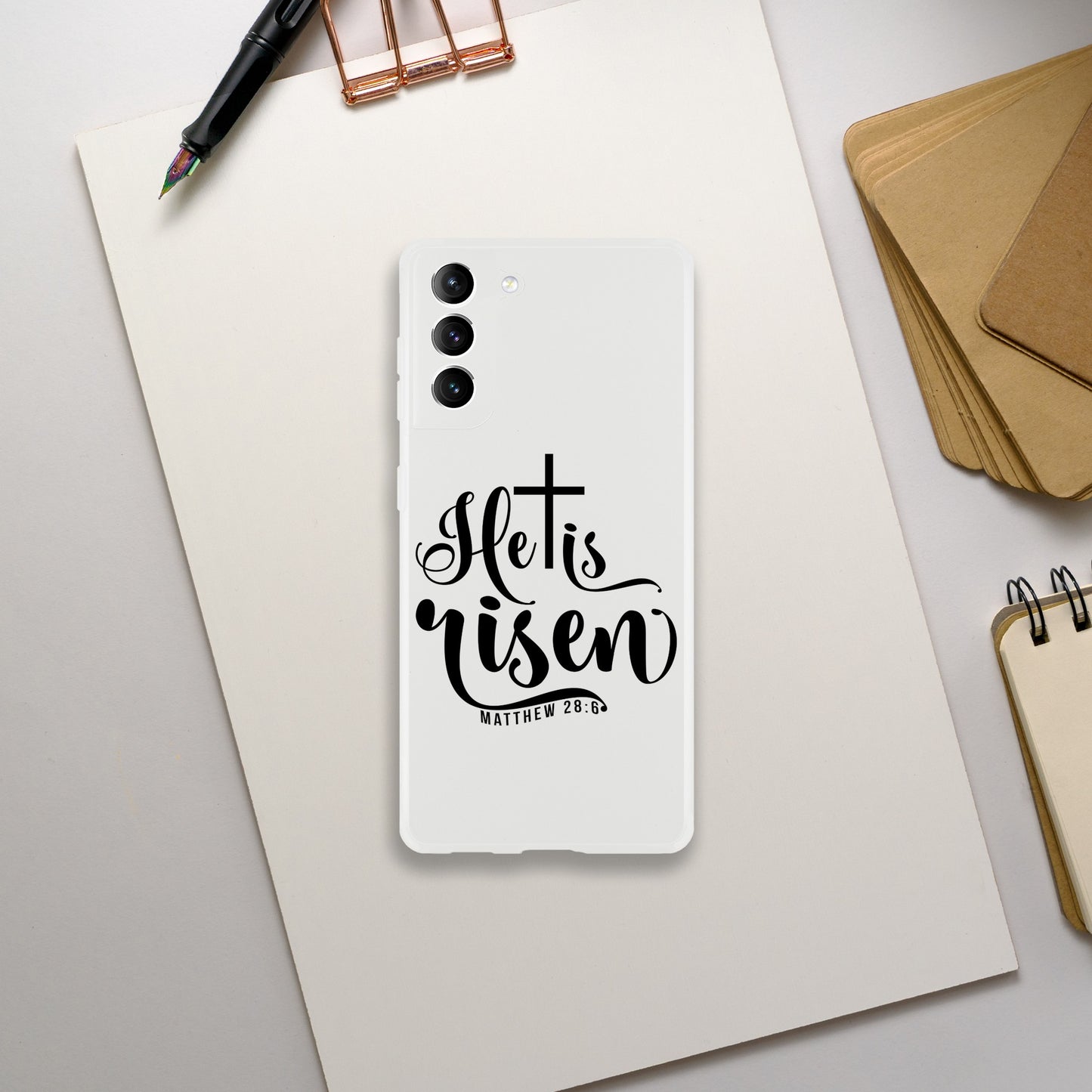 He is Risen (Matthew 20:6) - Flexi case