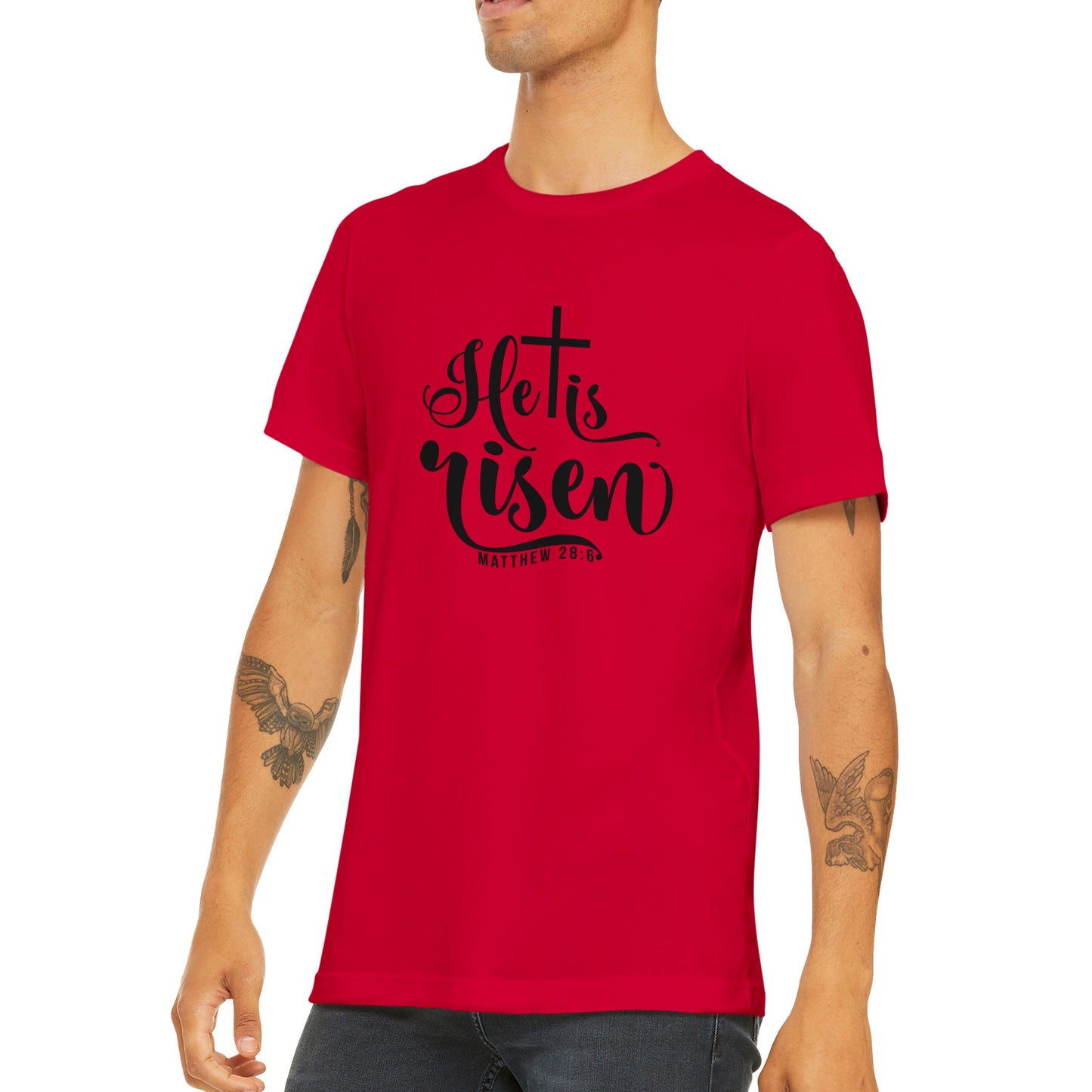 He is Risen (Matthew 20:6) - Classic Unisex Crewneck T-shirt