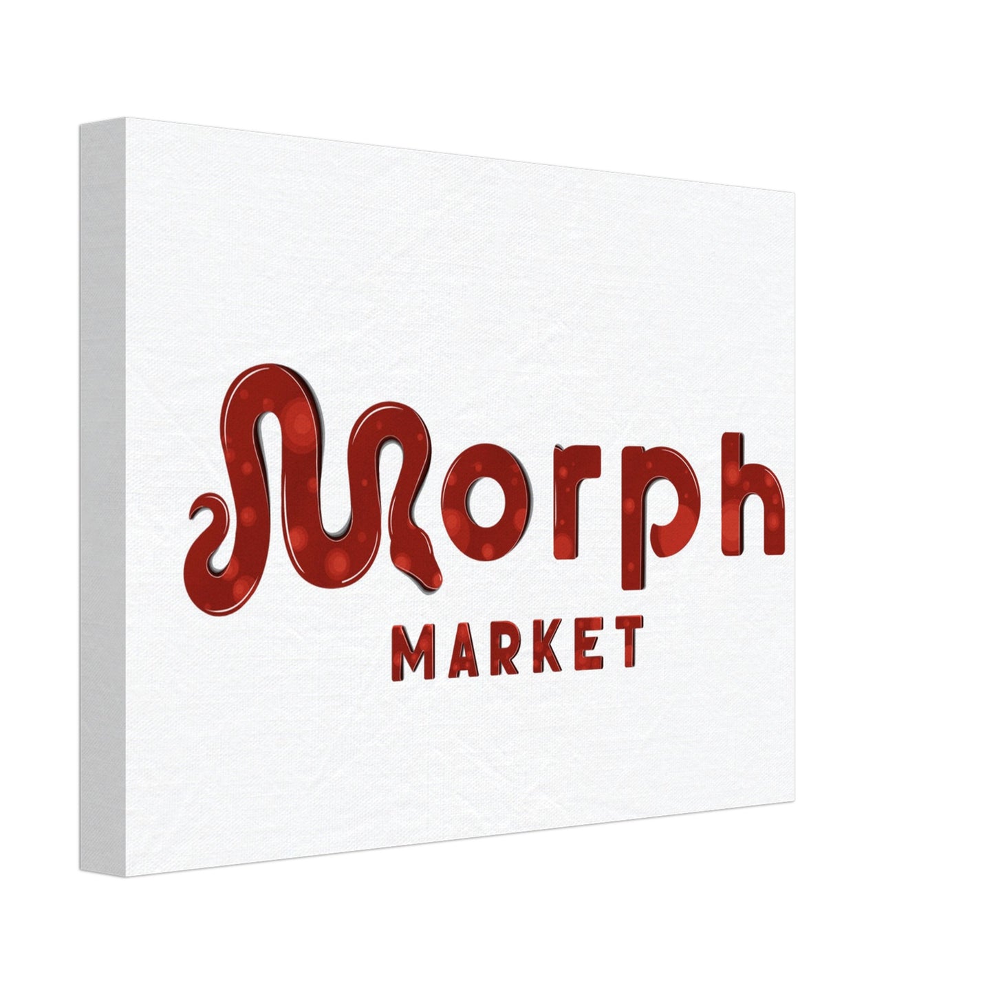 Morph Market (Red Circles) - Canvas