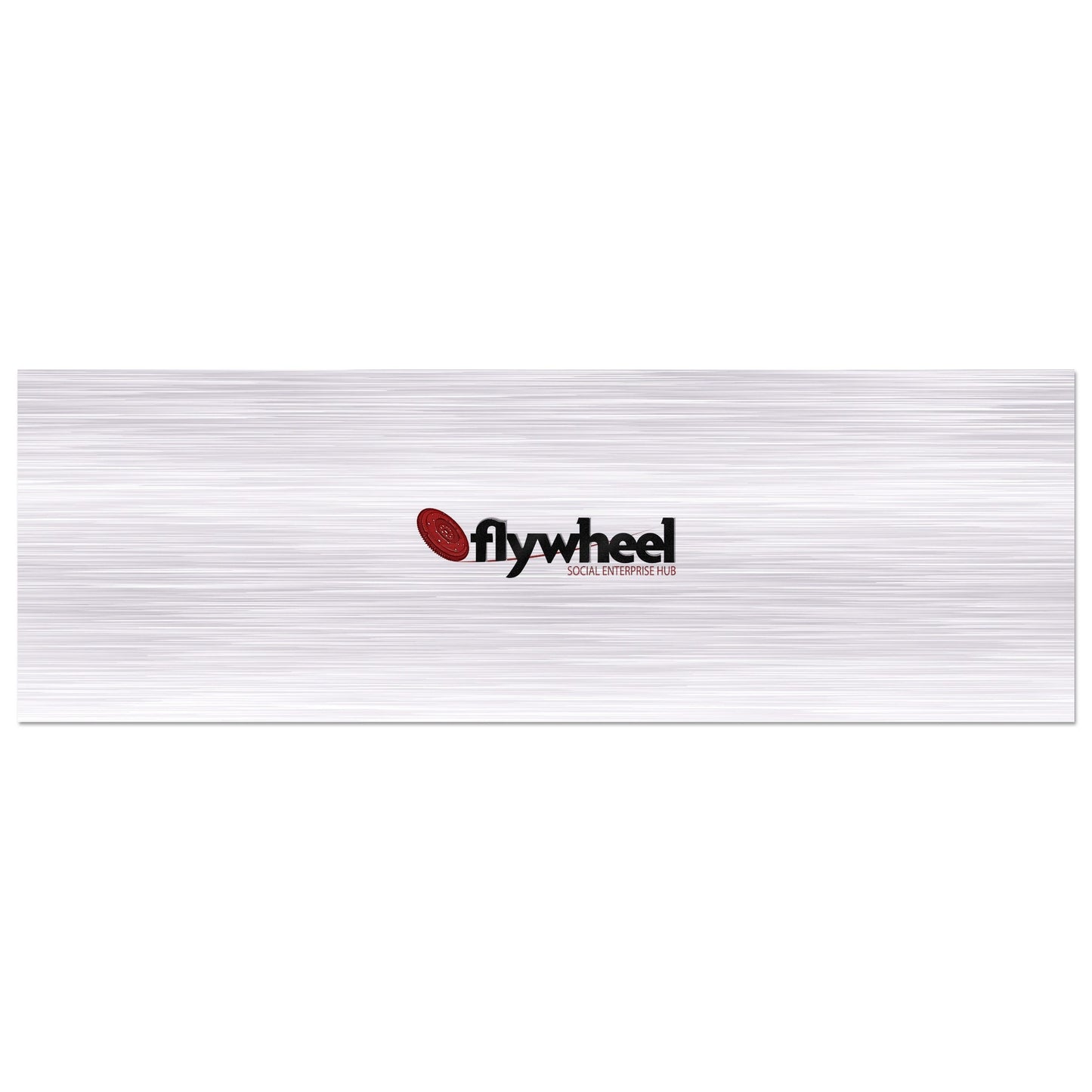 Flywheel Social Enterprise Hub - Brushed Aluminum Print