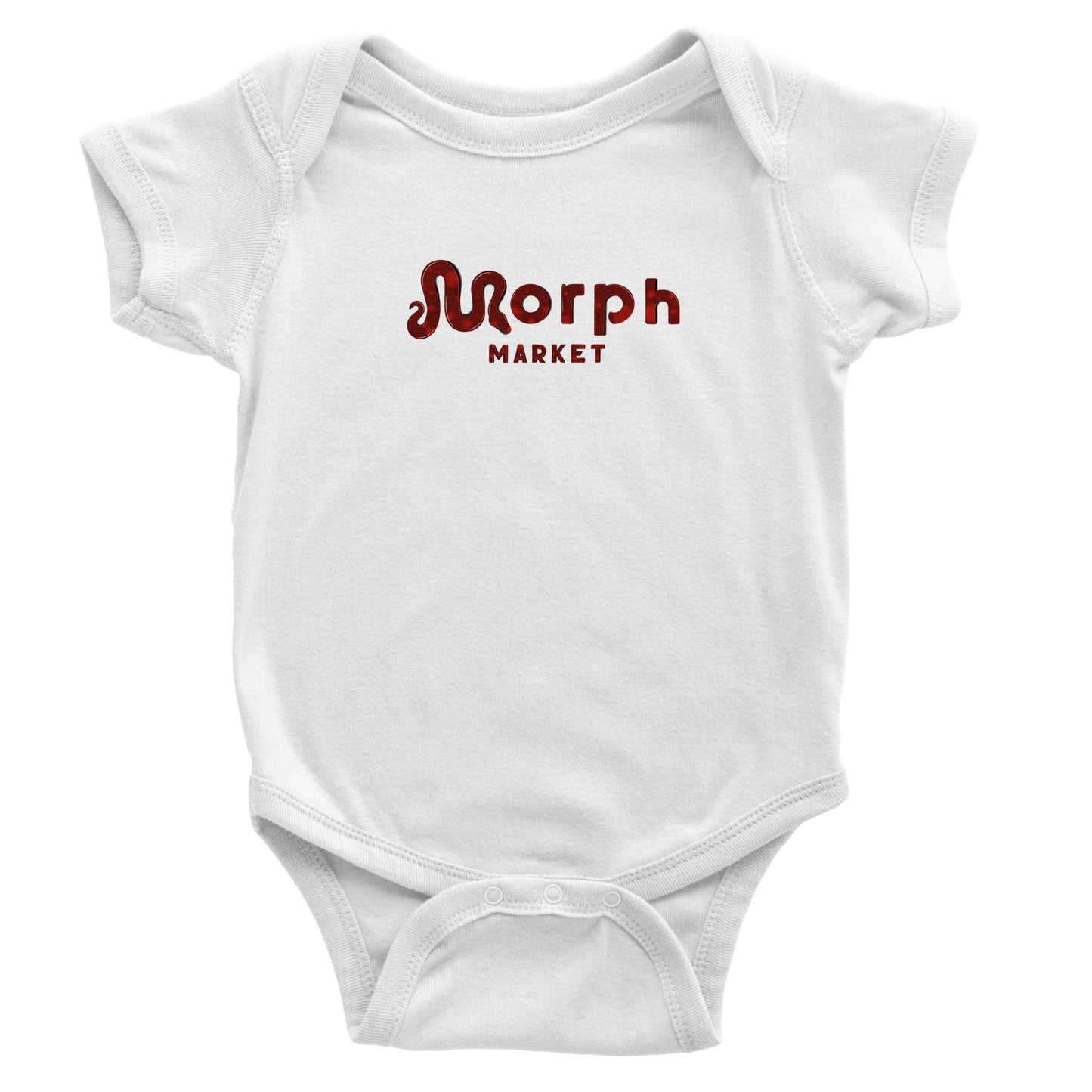 Morph Market (Red Circles) - Classic Baby Short Sleeve Bodysuit