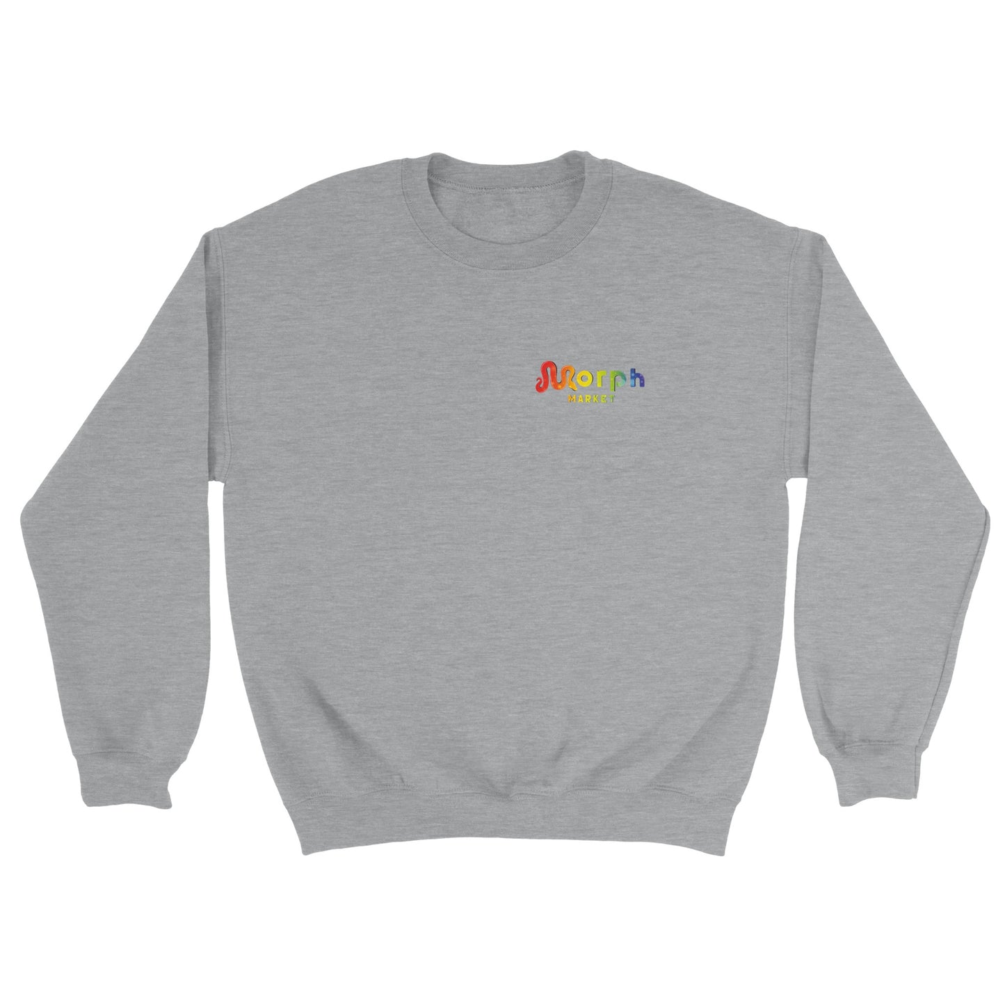 Morph Market (Rainbow Circles) - Classic Unisex Crewneck Sweatshirt