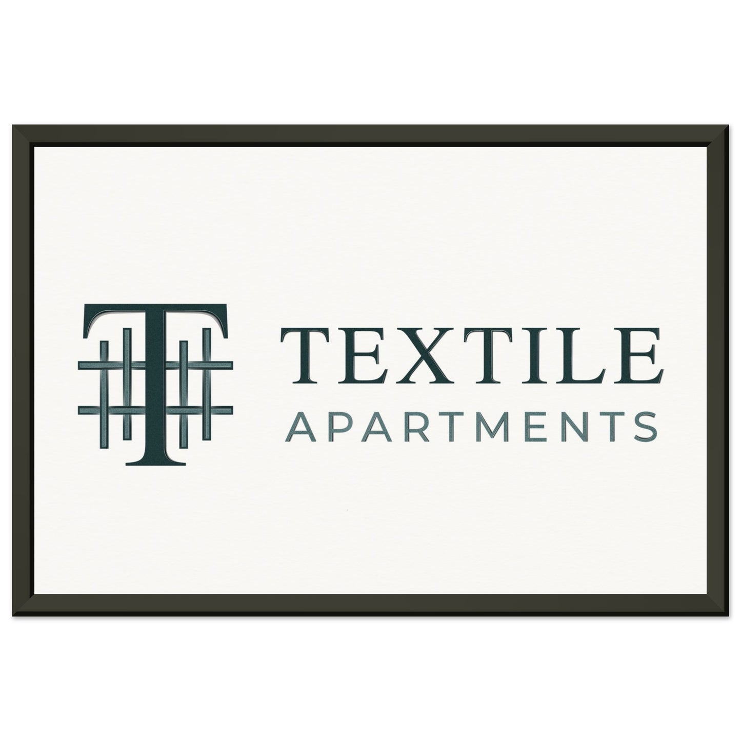 Textile Apartments - Museum-Quality Matte Paper Metal Framed Poster