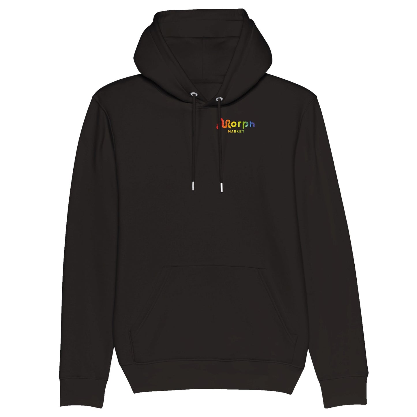 Morph Market (Rainbow Circles) - Organic Unisex Pullover Hoodie