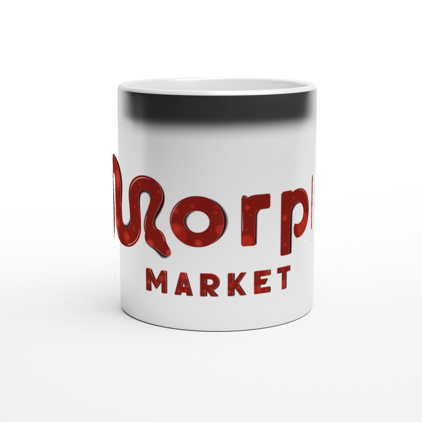 Morph Market (Red Circles) - Magic 11oz Ceramic Mug