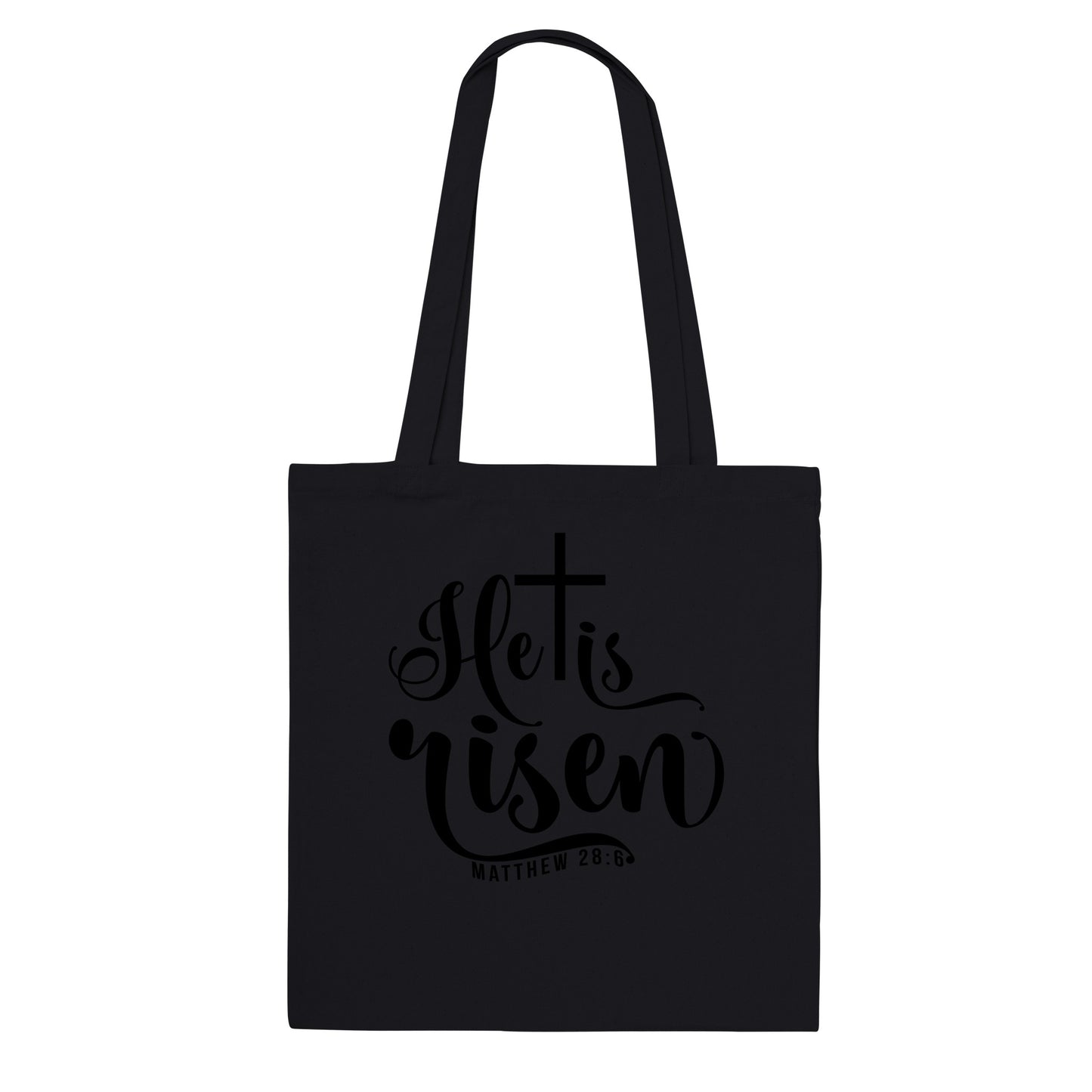 He is Risen (Matthew 20:6) - Premium Tote Bag