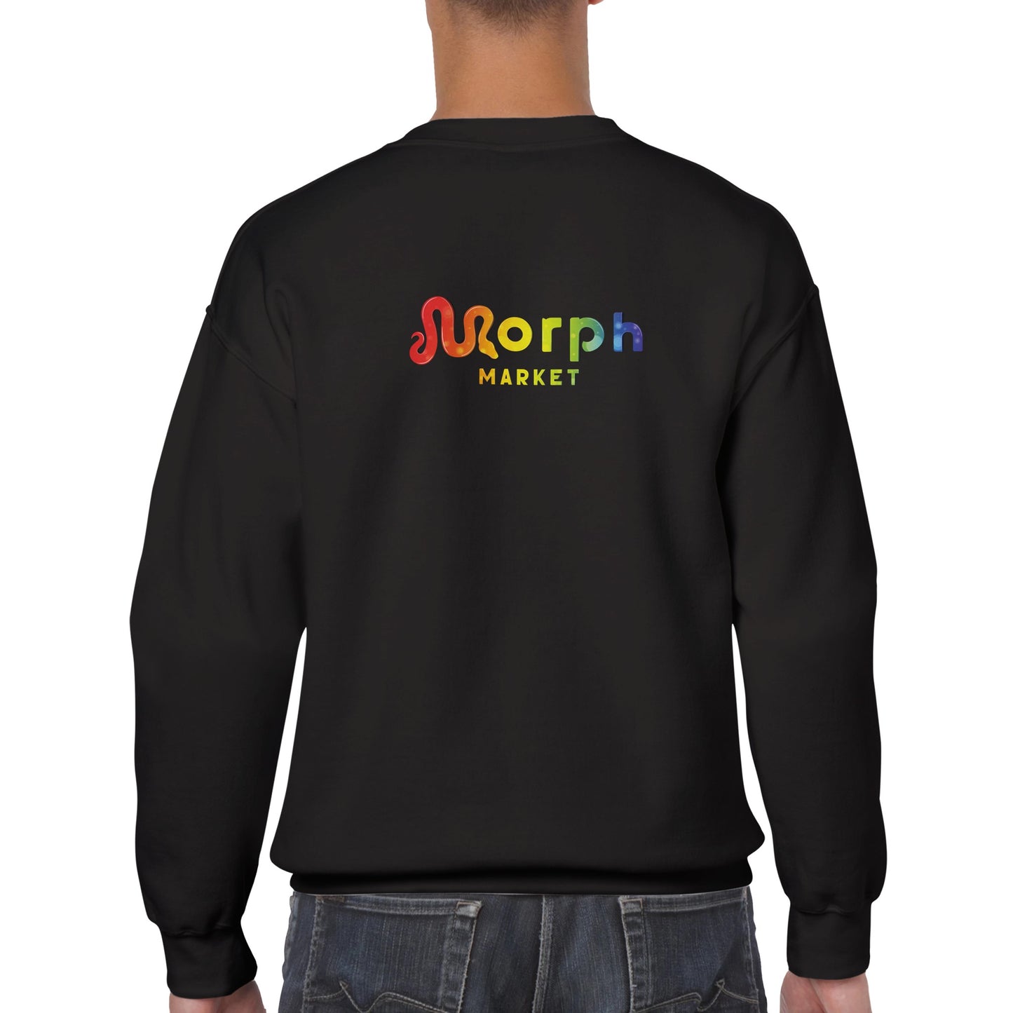 Morph Market (Rainbow Circles) - Classic Unisex Crewneck Sweatshirt