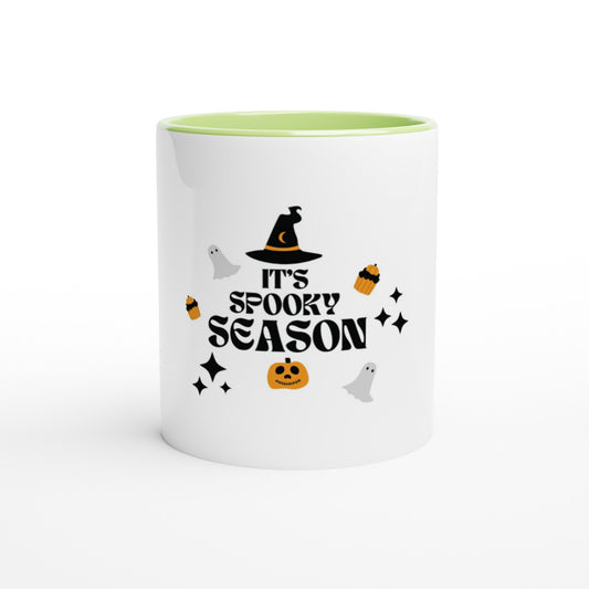 It's Spooky Season - White 11oz Ceramic Mug with Color Inside