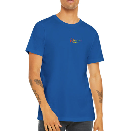 Morph Market (Rainbow Circles) - Premium Unisex Crewneck T-shirt