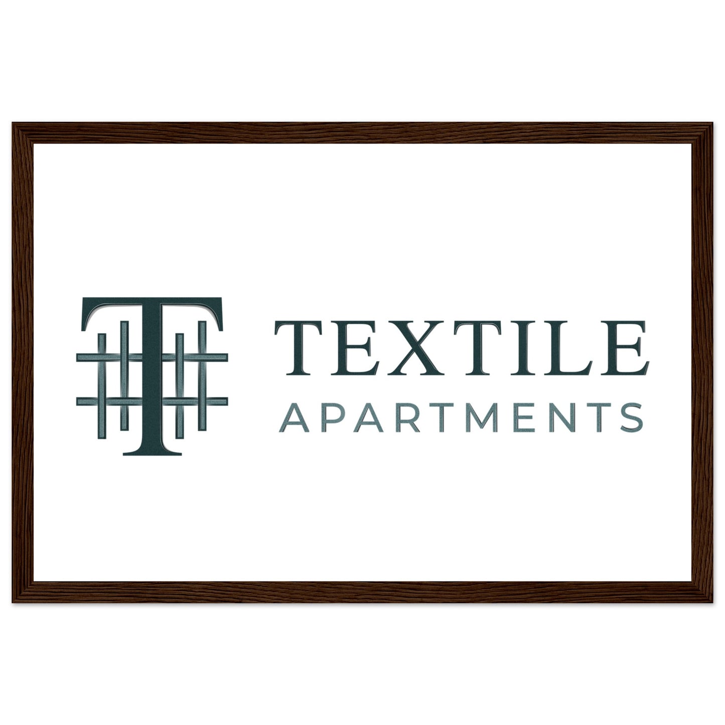 Textile Apartments - Premium Matte Paper Wooden Framed Poster