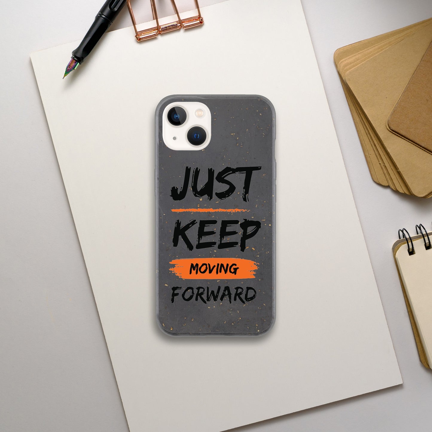 Just Keep Moving Forward - Bio case