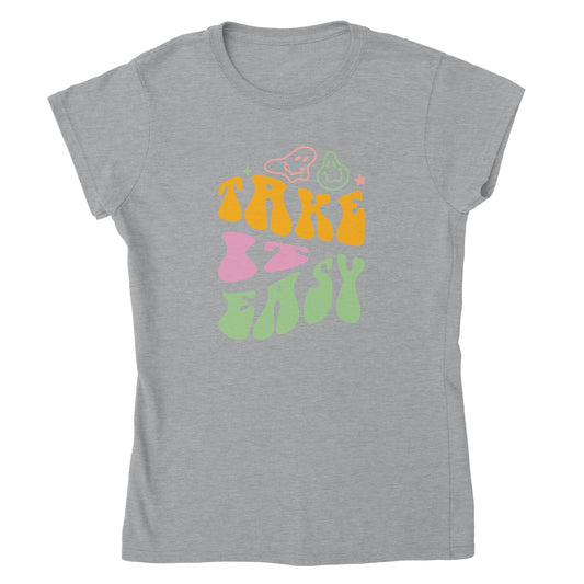 Take It Easy - Classic Womens Crewneck T-shirt