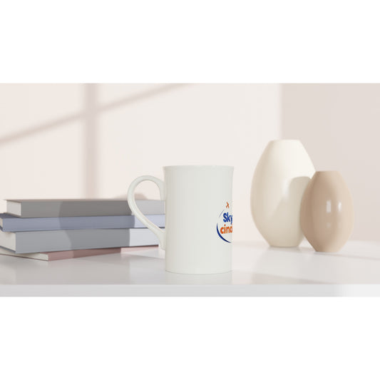 Skydive Cincinnati - White 10oz Porcelain Slim Mug