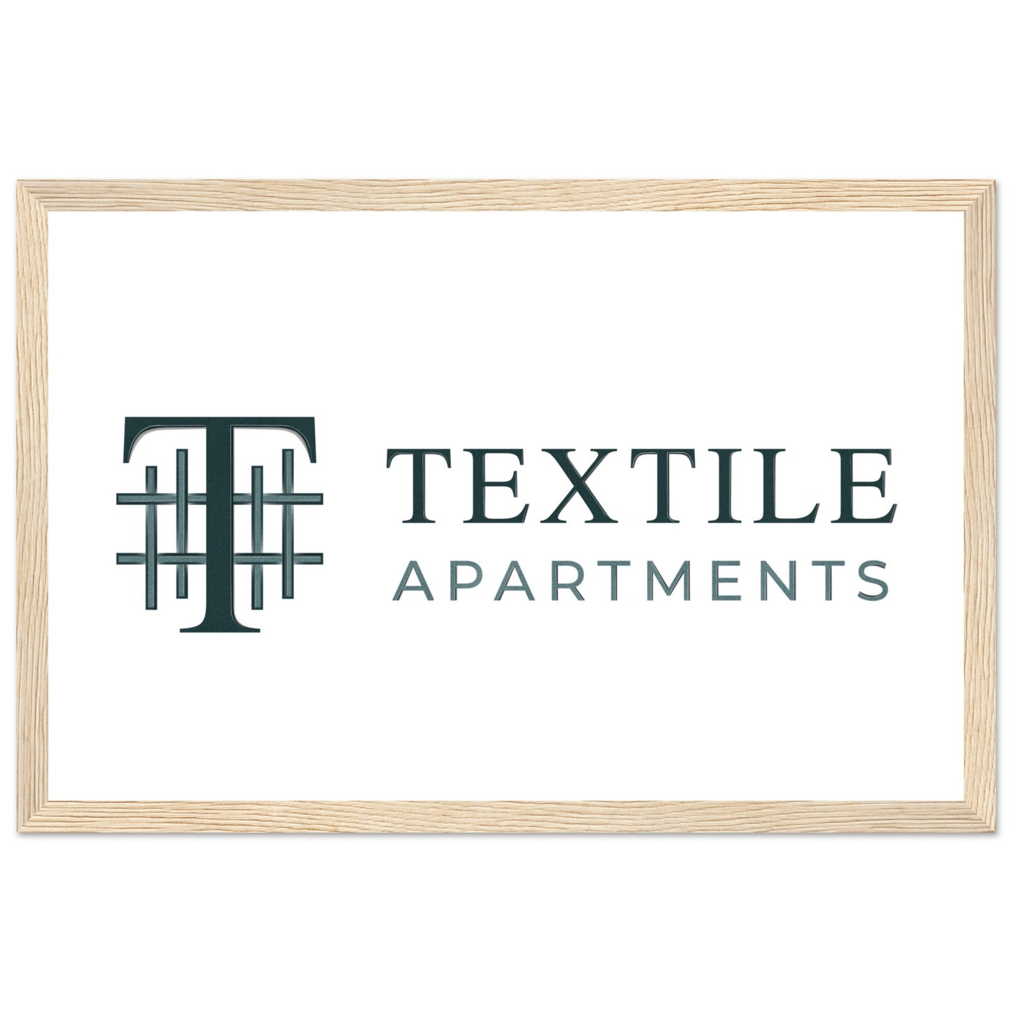 Textile Apartments - Premium Matte Paper Wooden Framed Poster