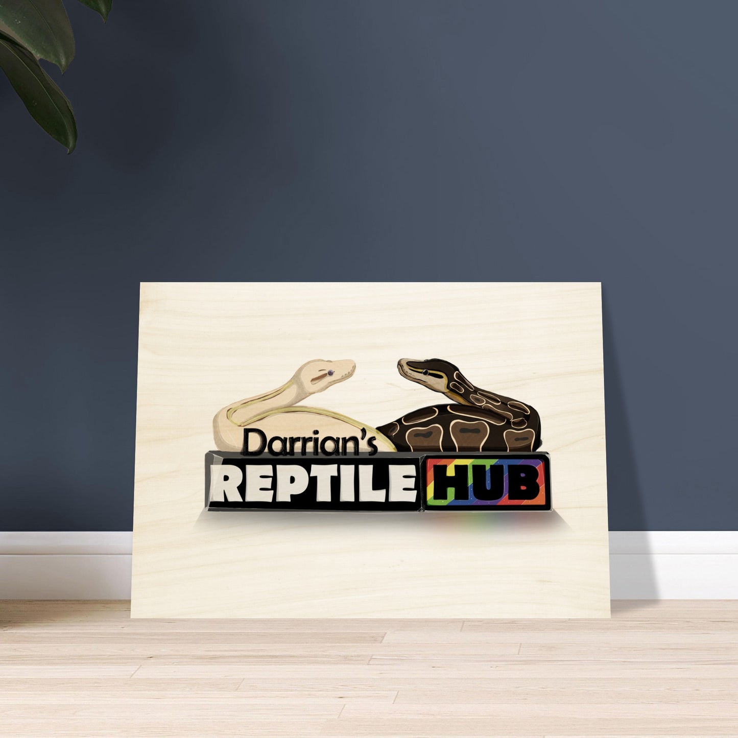 Darrian's Reptile Hub - Wood Prints