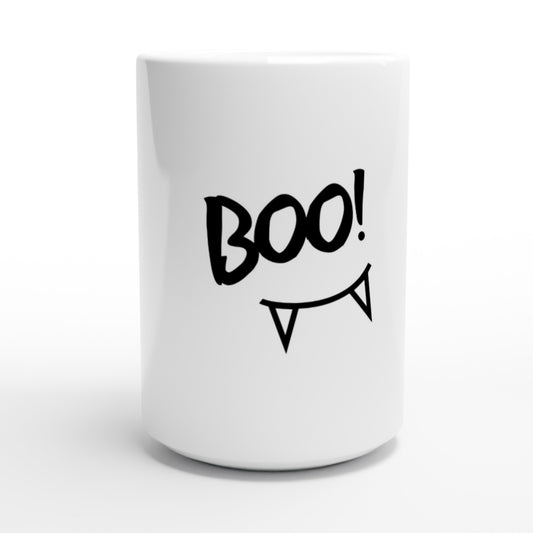 Boo! - White 15oz Ceramic Mug