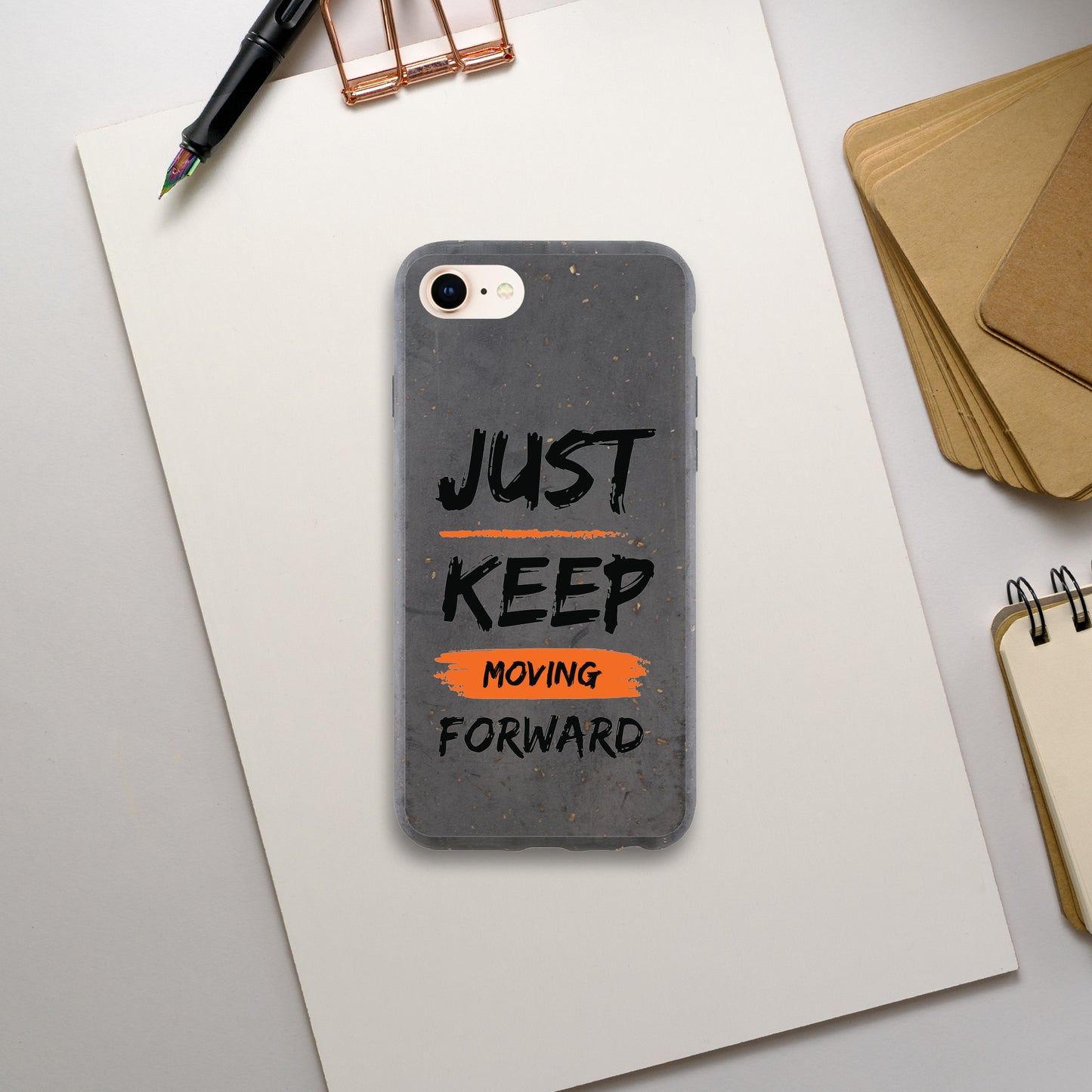 Just Keep Moving Forward - Bio case