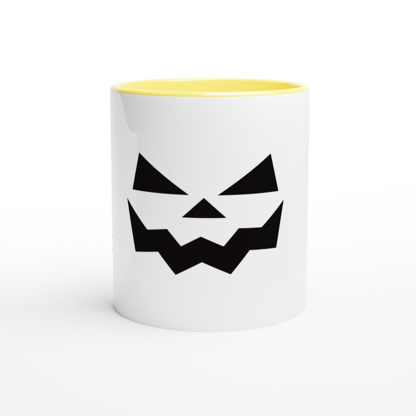 Jack O' Lantern - White 11oz Ceramic Mug with Color Inside