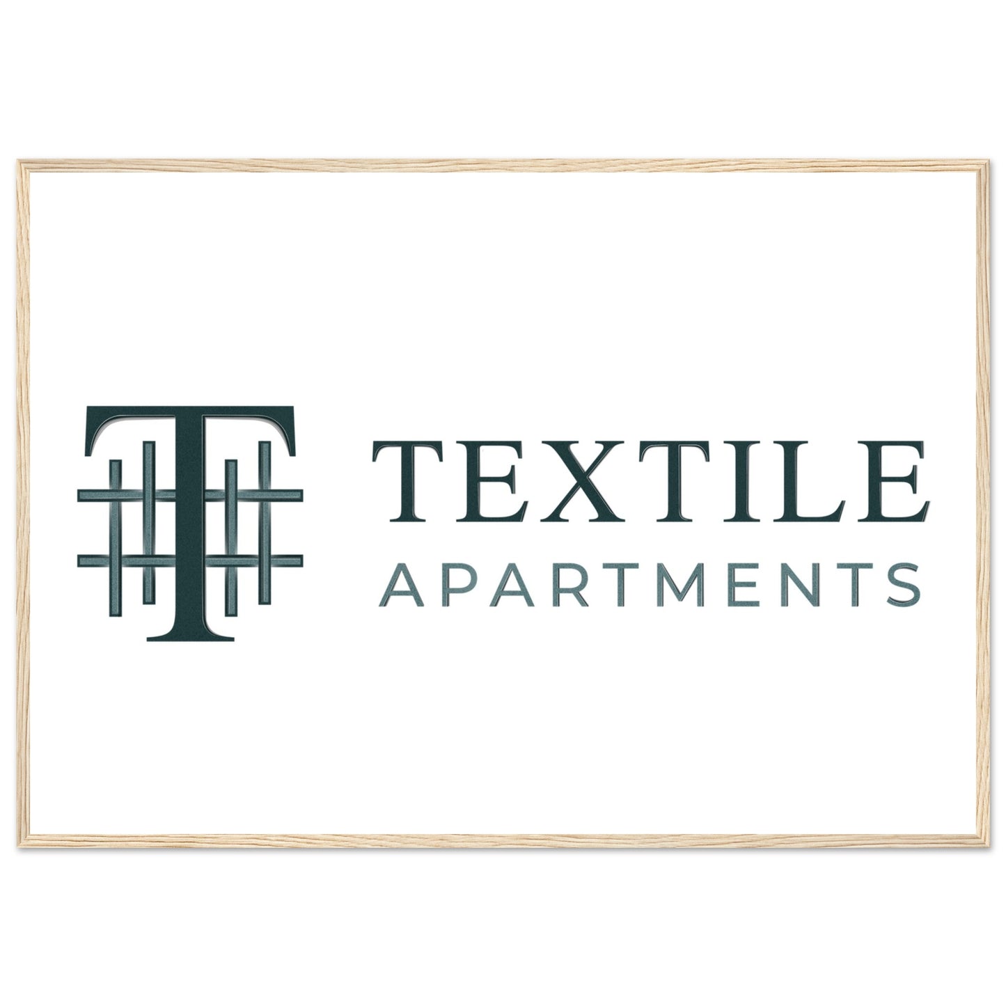 Textile Apartments - Premium Matte Paper Wooden Framed Poster