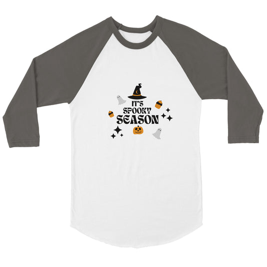 It's Spooky Season - Unisex 3/4 sleeve Raglan T-shirt