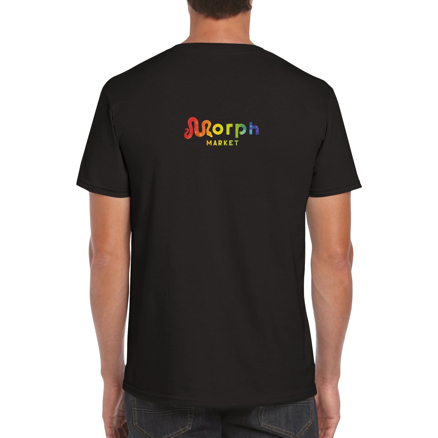 Morph Market (Rainbow Circles) - Classic Unisex Crewneck T-shirt