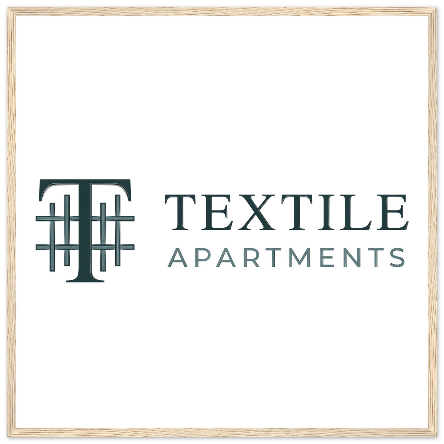 Textile Apartments - Premium Matte Paper Wooden Framed Poster