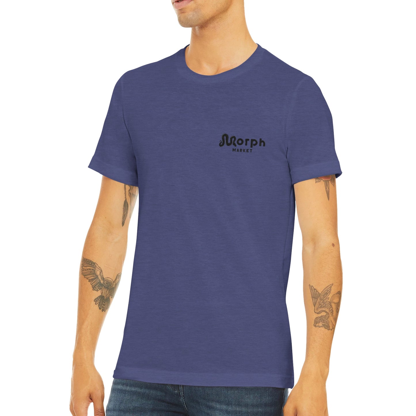 Morph Market (Dark) - Triblend Unisex Crewneck T-shirt