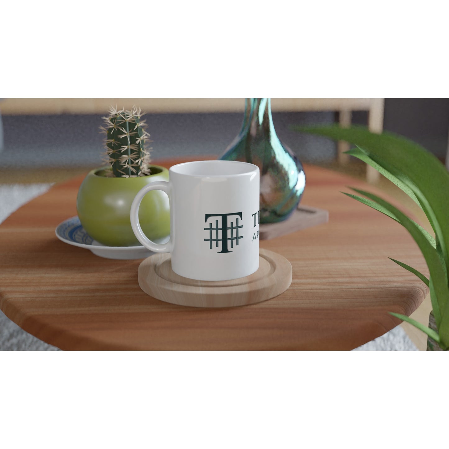 Textile Apartments - White 11oz Ceramic Mug