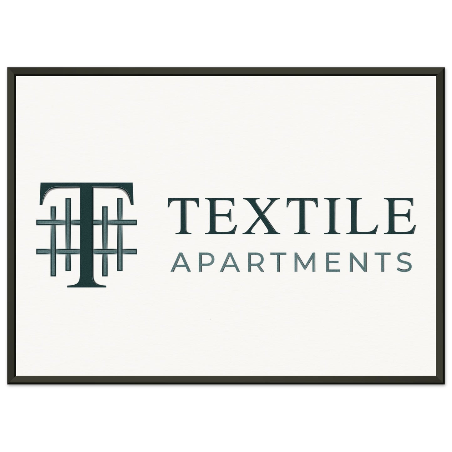 Textile Apartments - Museum-Quality Matte Paper Metal Framed Poster