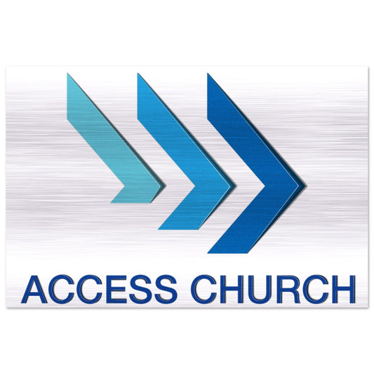 Access Church - Brushed Aluminum Print - D.T III | Design & Photography