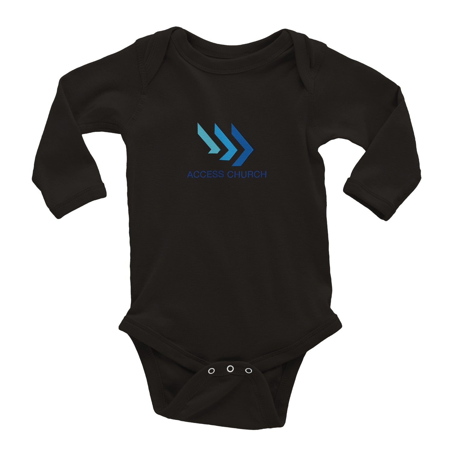 Access Church - Classic Baby Long Sleeve Bodysuit - D.T III | Design & Photography