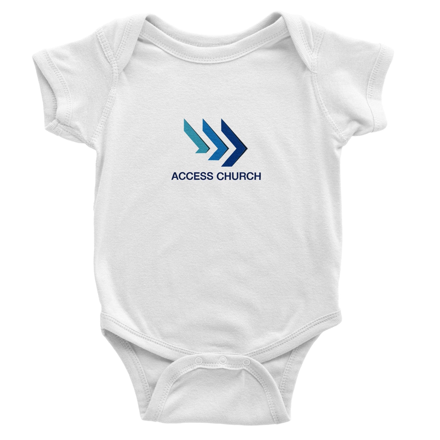 Access Church - Classic Baby Short Sleeve Bodysuit - D.T III | Design & Photography