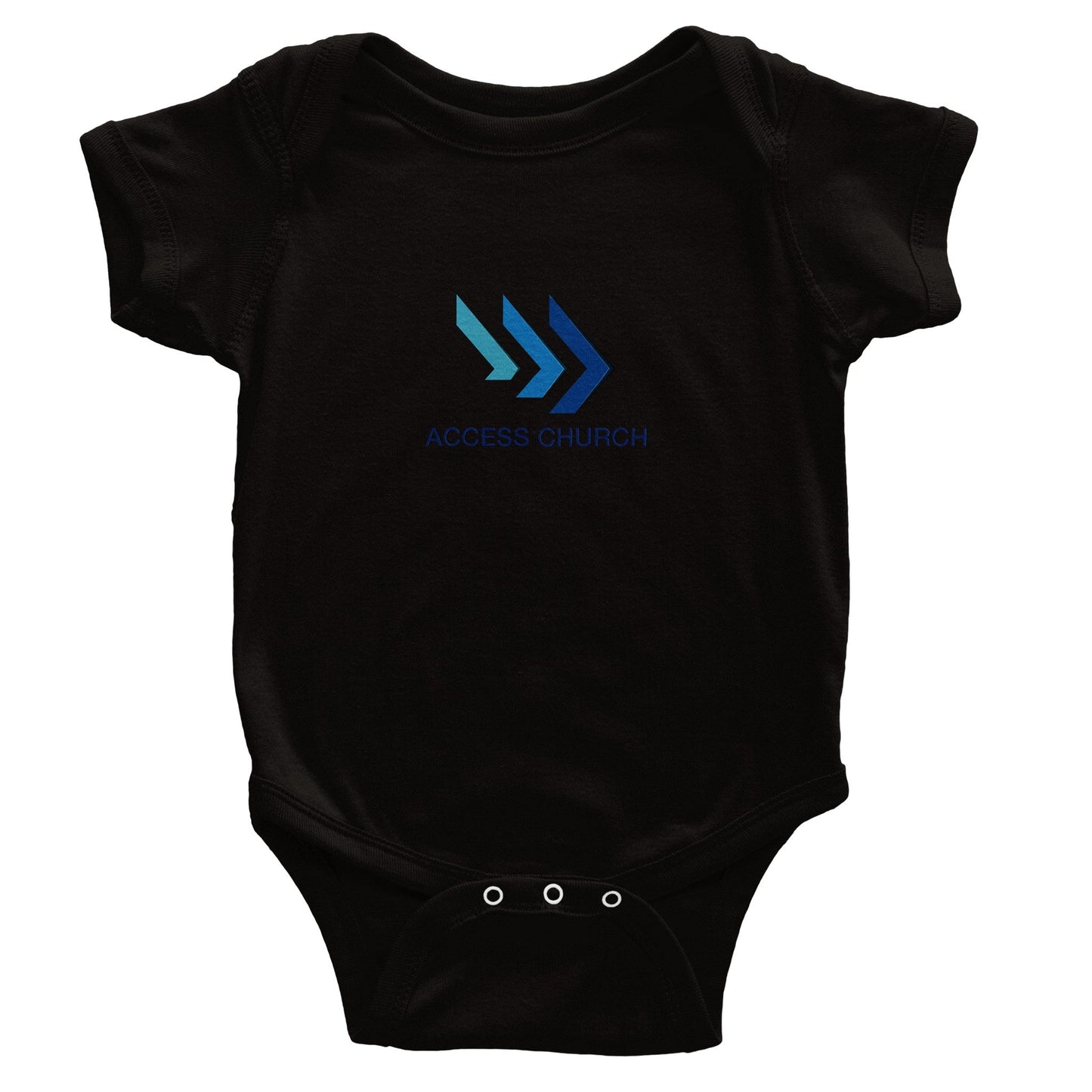 Access Church - Classic Baby Short Sleeve Bodysuit - D.T III | Design & Photography