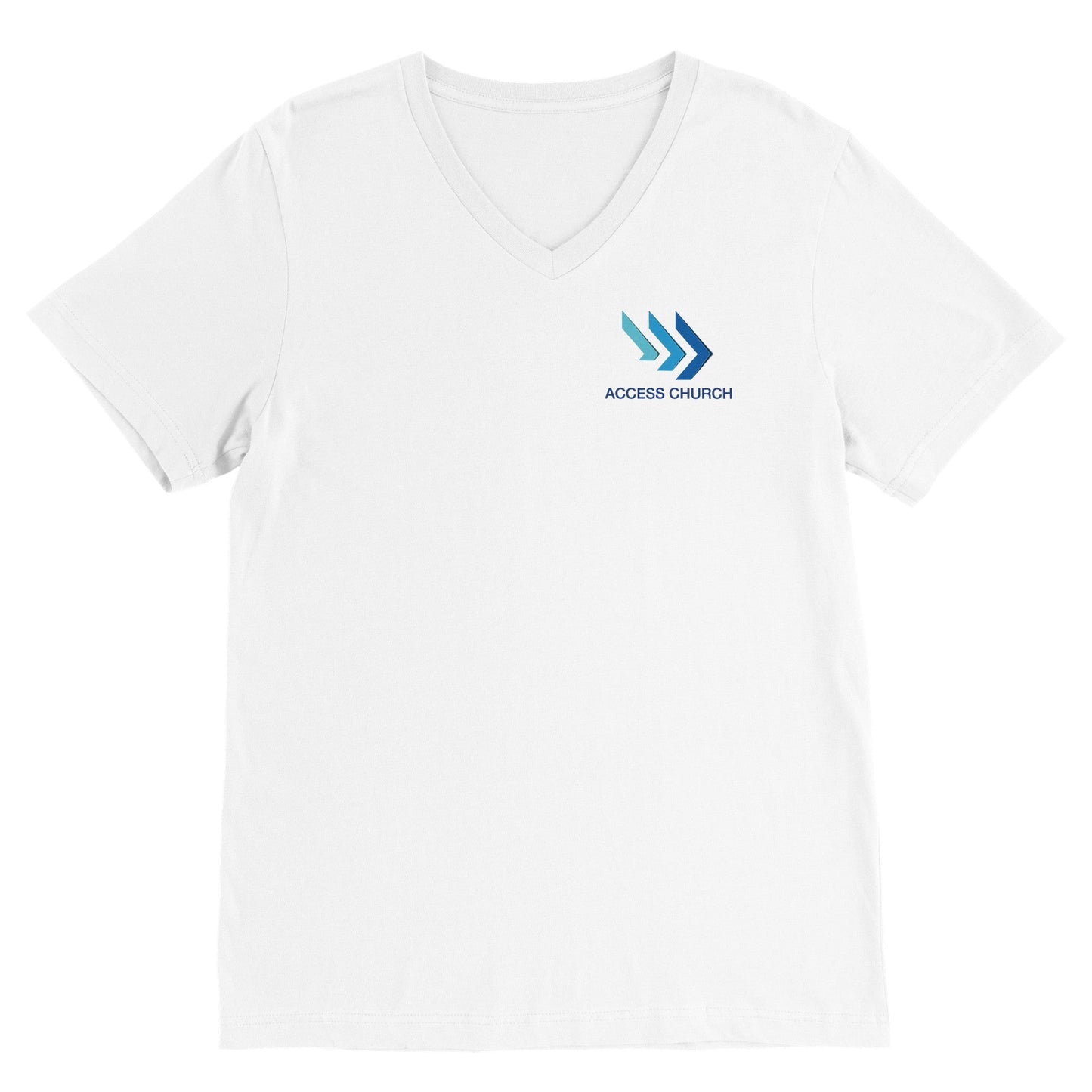 Access Church - Premium Unisex V - Neck T - shirt - D.T III | Design & Photography