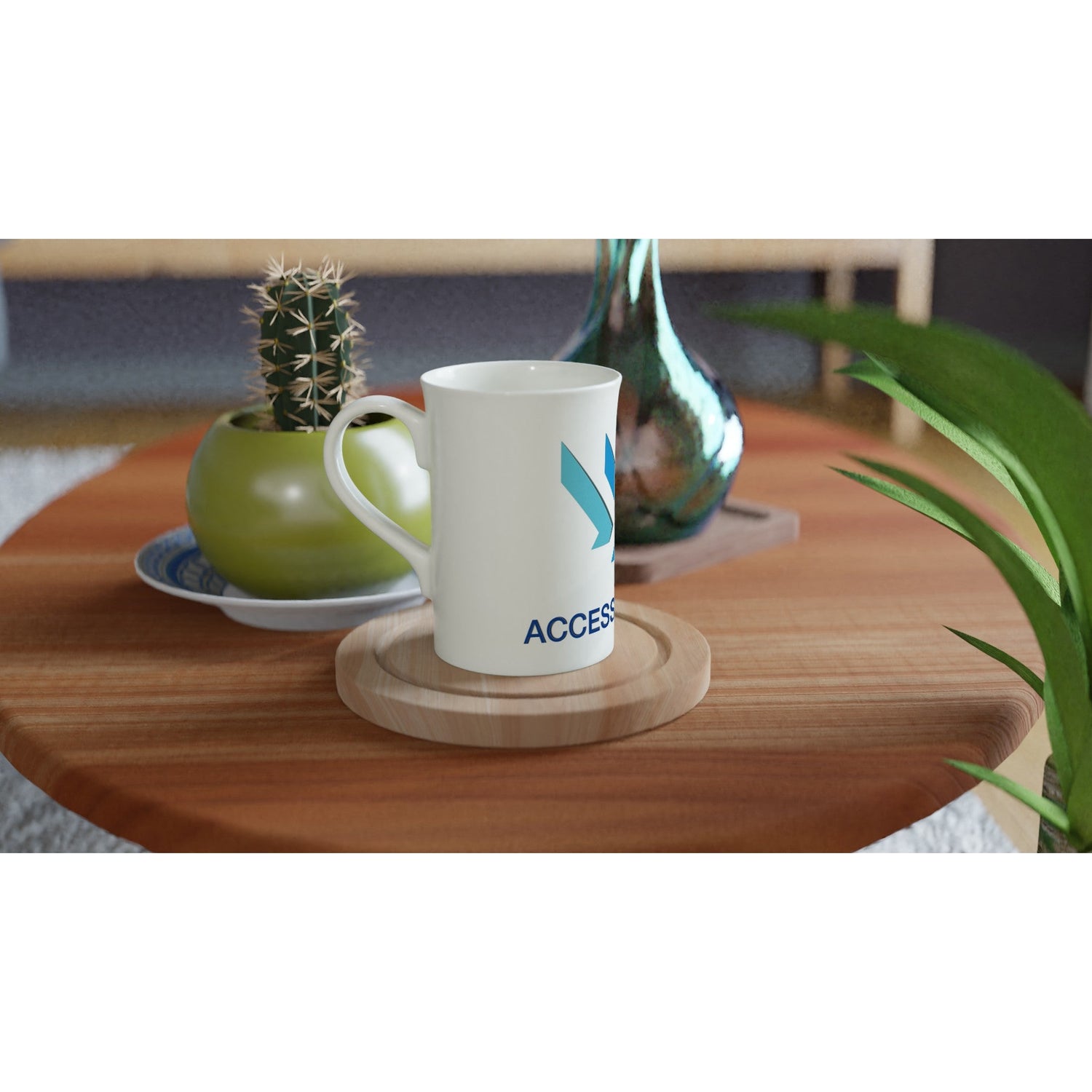 Access Church - White 10oz Porcelain Slim Mug - D.T III | Design & Photography