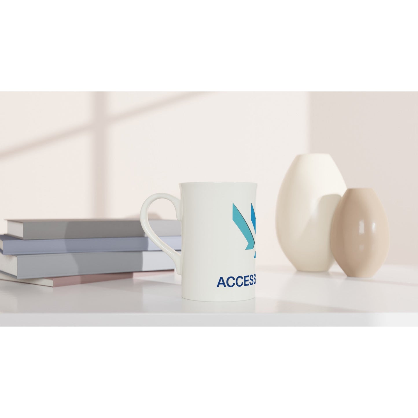 Access Church - White 10oz Porcelain Slim Mug - D.T III | Design & Photography