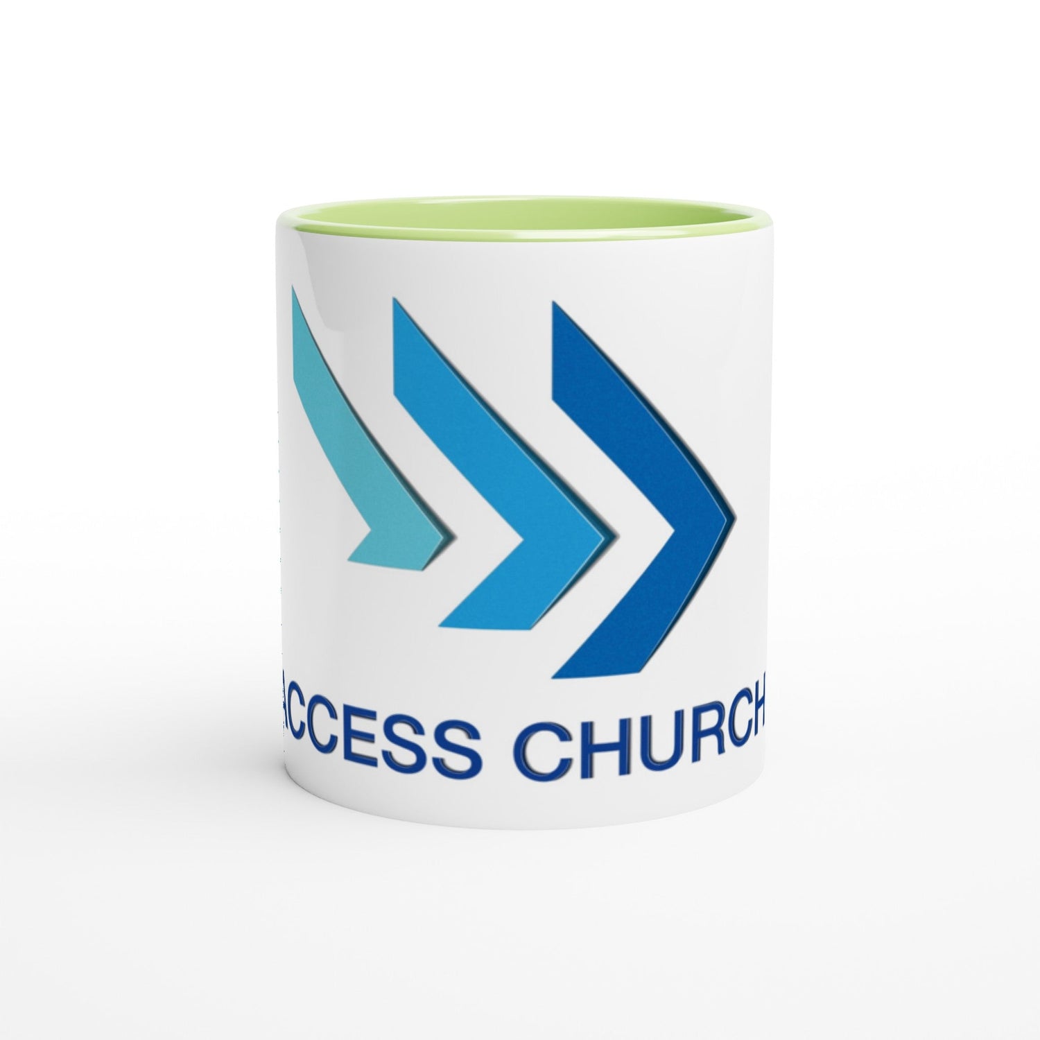 Access Church - White 11oz Ceramic Mug with Color Inside - D.T III | Design & Photography