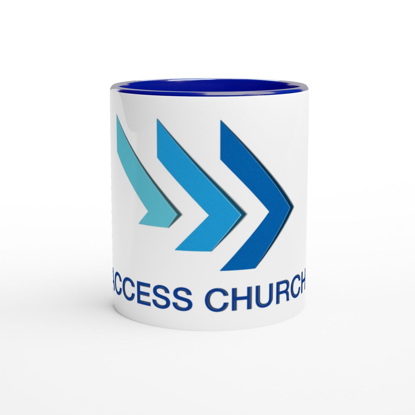 Access Church - White 11oz Ceramic Mug with Color Inside - D.T III | Design & Photography