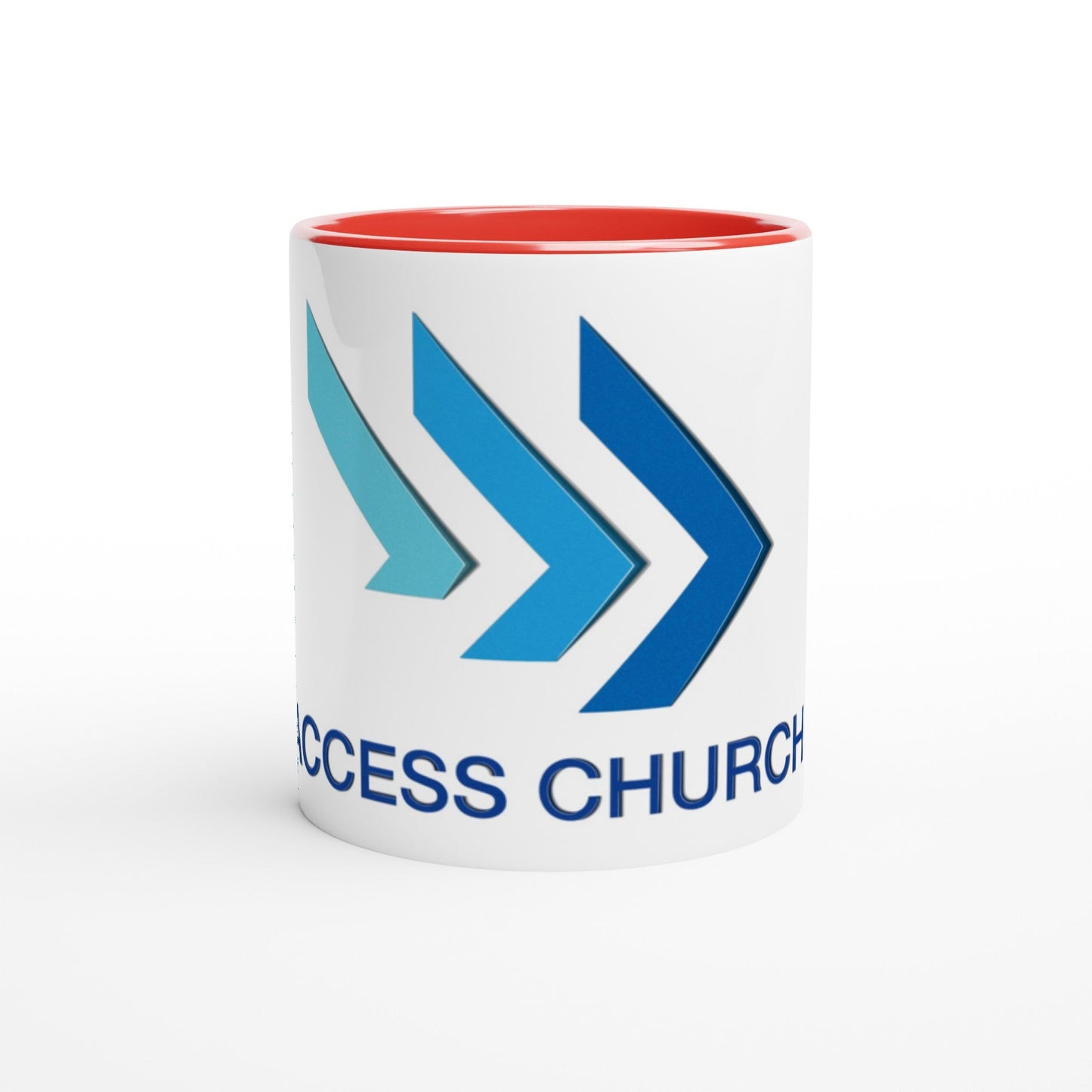 Access Church - White 11oz Ceramic Mug with Color Inside - D.T III | Design & Photography