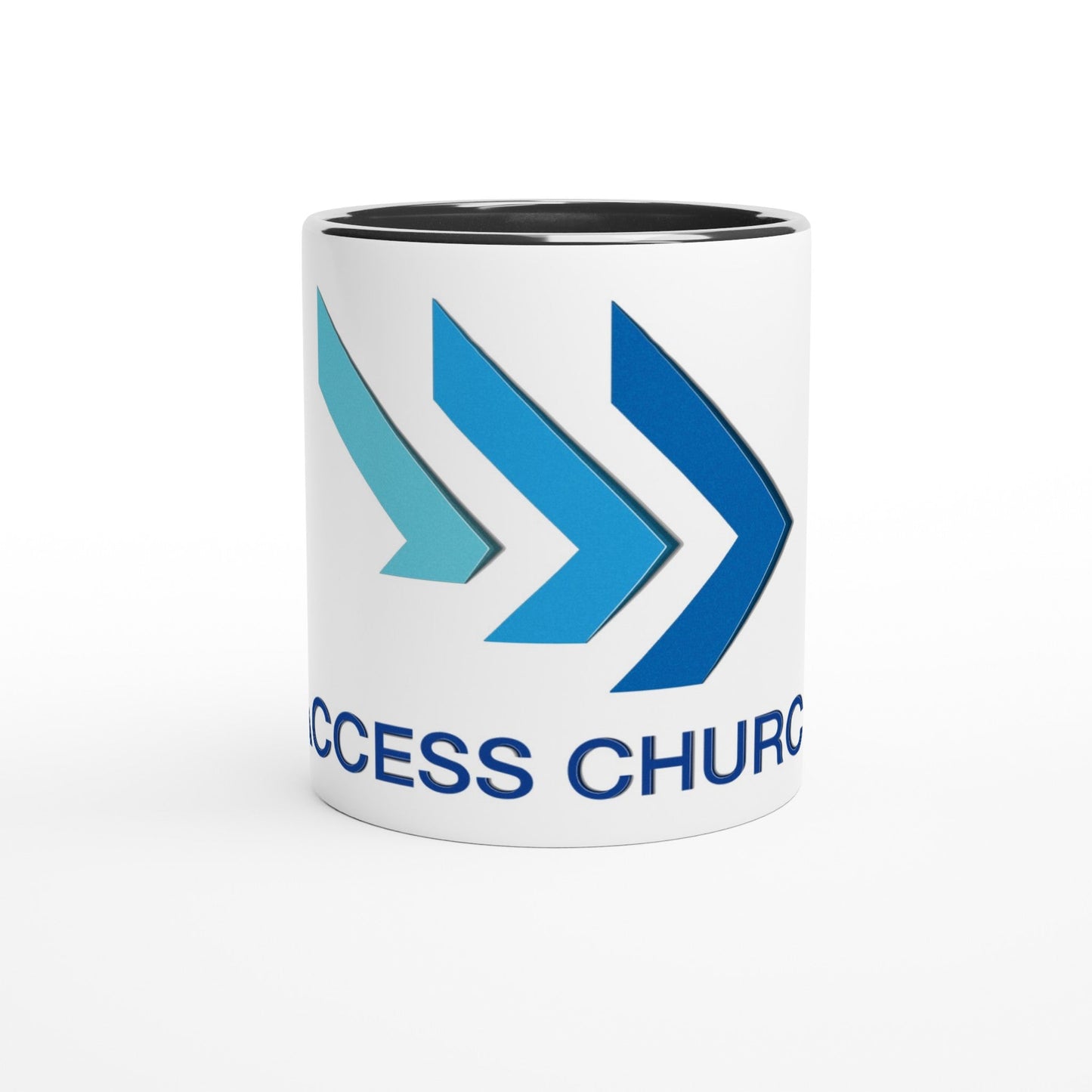 Access Church - White 11oz Ceramic Mug with Color Inside - D.T III | Design & Photography