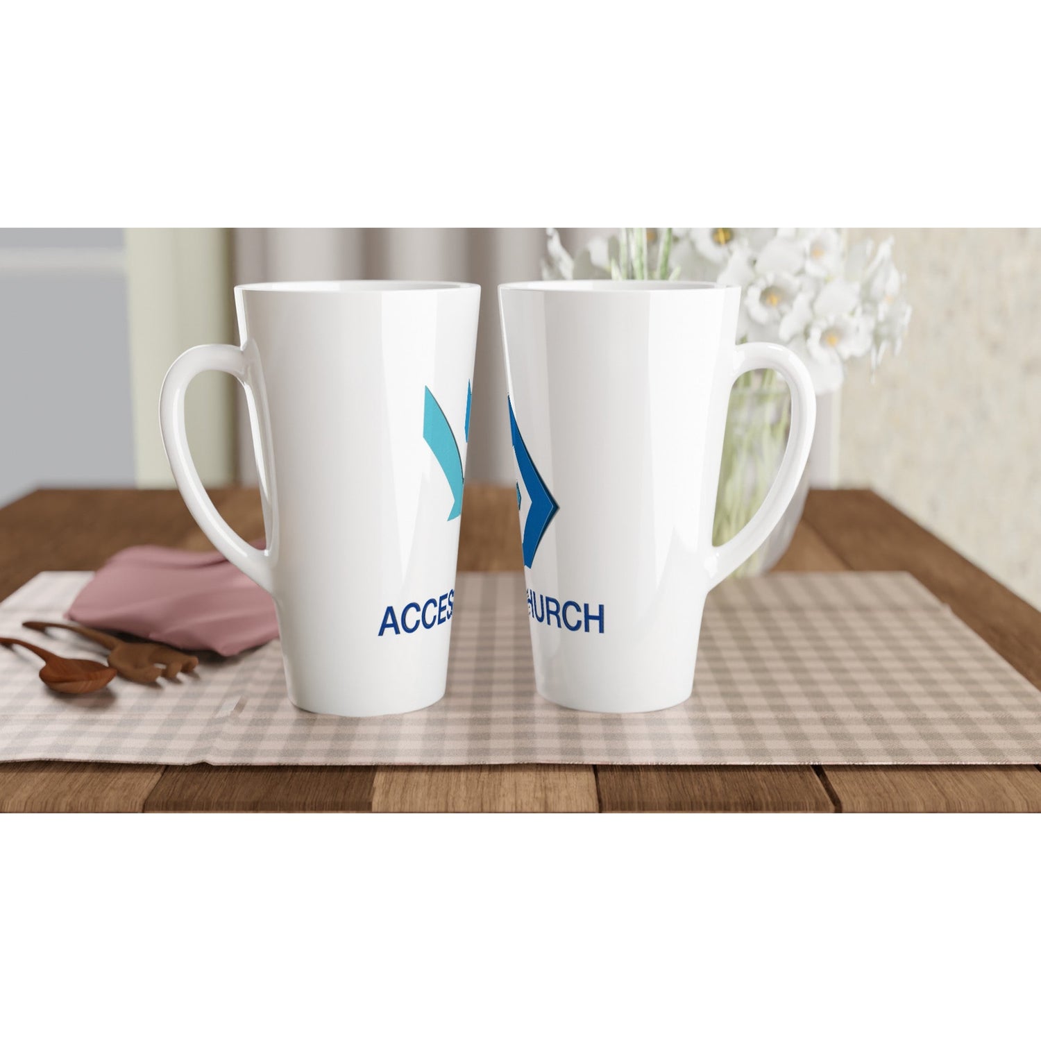 Access Church - White Latte 17oz Ceramic Mug - D.T III | Design & Photography