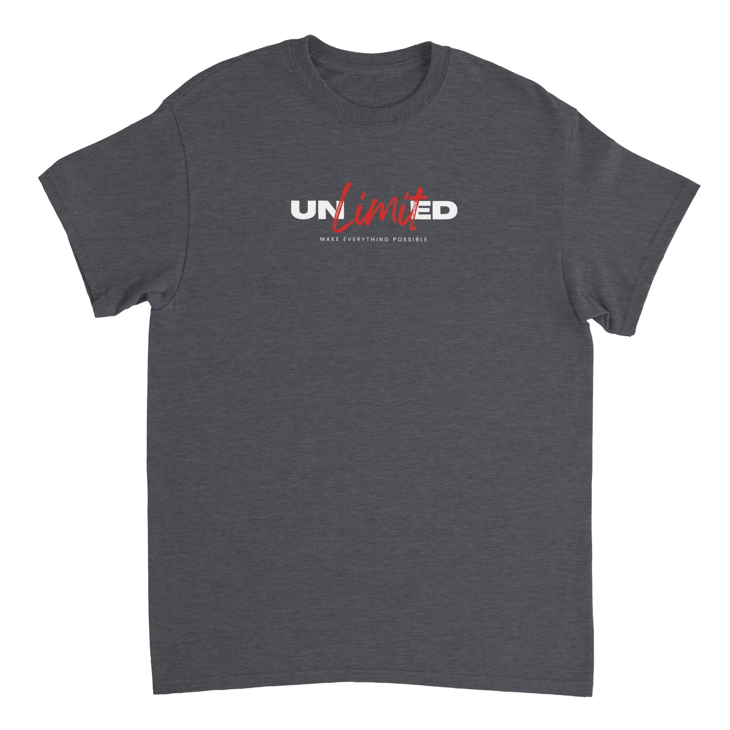 Unlimited: Make Everything Possible - Heavyweight Unisex Crewneck T-shirt