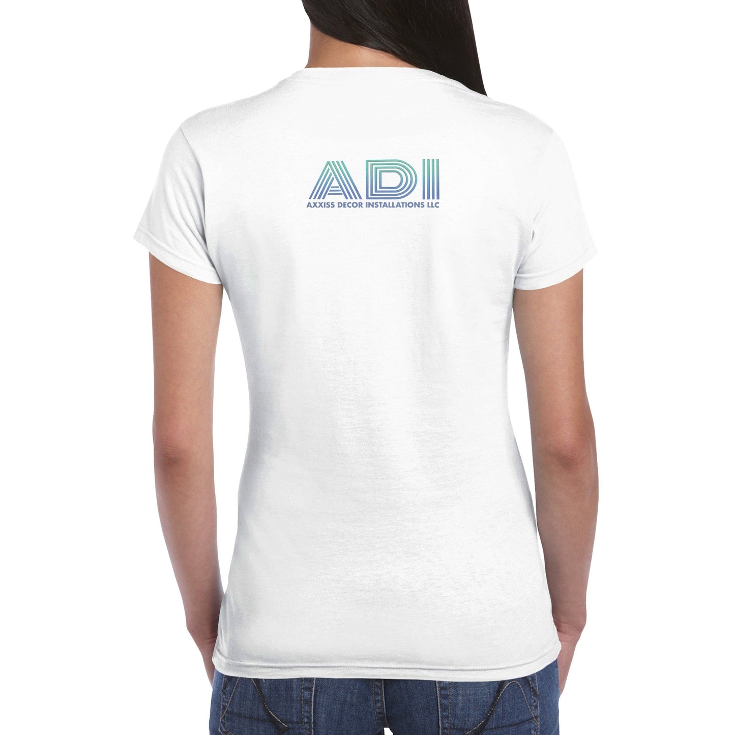 ADI - Axxis Decor Installations, LLC - Classic Womens Crewneck T - shirt - D.T III | Design & Photography