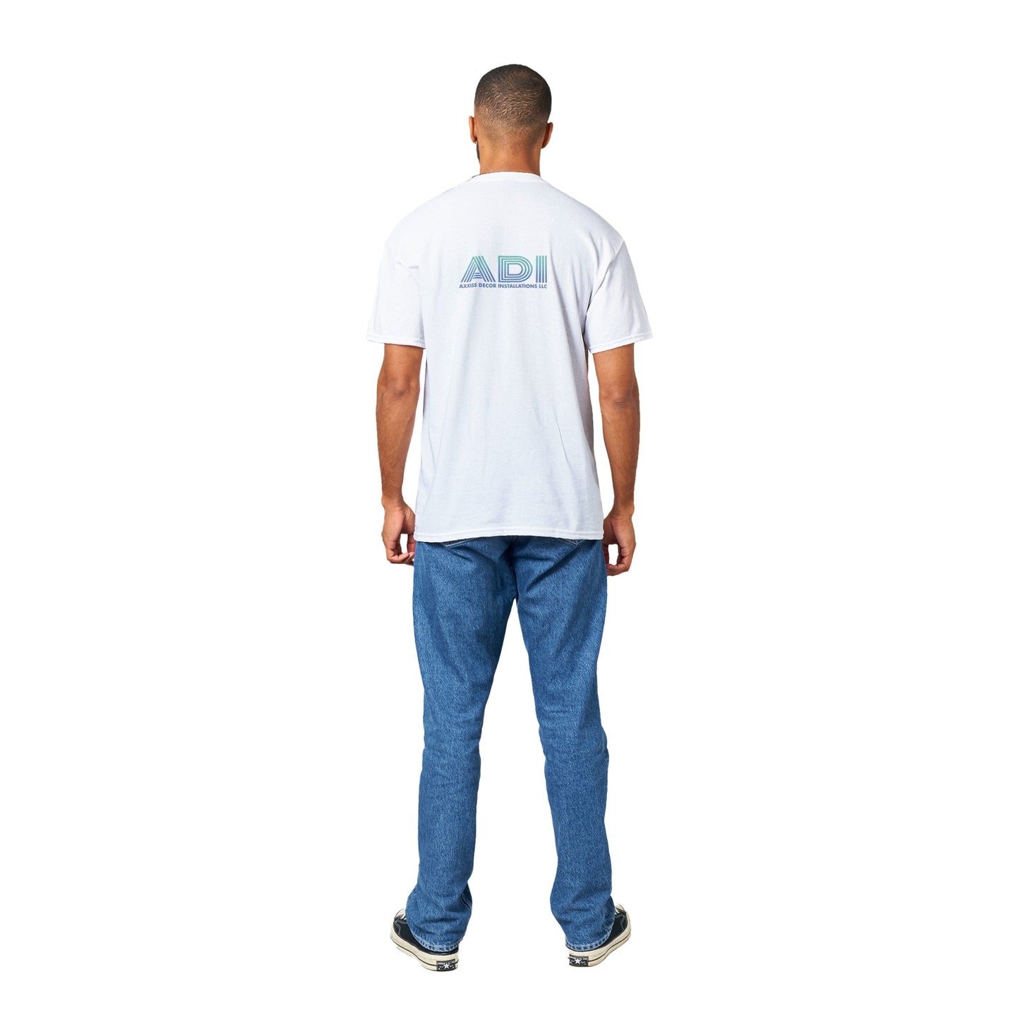 ADI - Axxis Decor Installations, LLC - Heavyweight Unisex Crewneck T - shirt - D.T III | Design & Photography