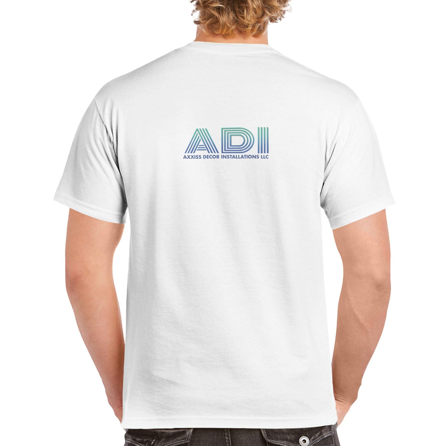 ADI - Axxis Decor Installations, LLC - Heavyweight Unisex Crewneck T - shirt - D.T III | Design & Photography