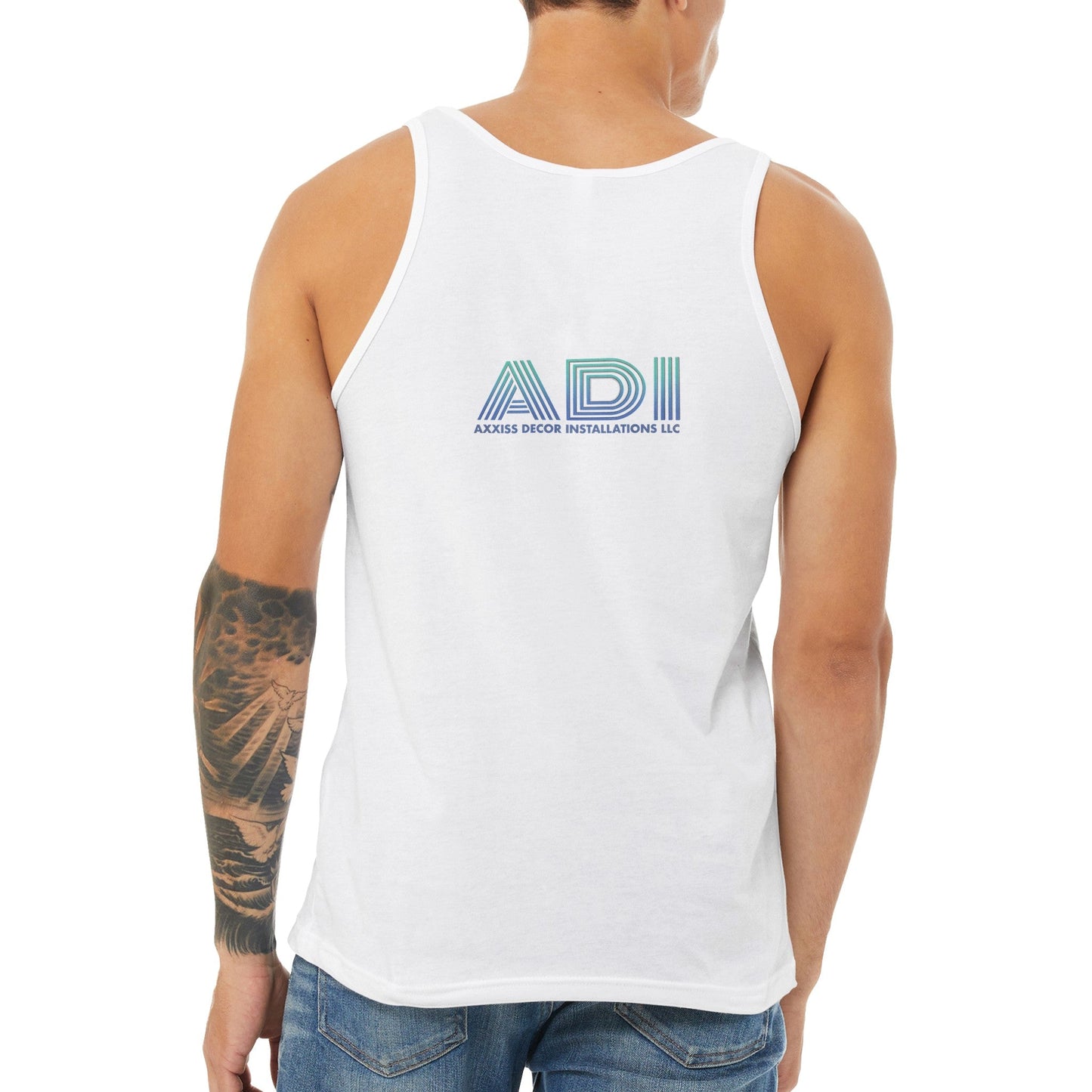 ADI - Axxis Decor Installations, LLC - Premium Unisex Tank Top - D.T III | Design & Photography