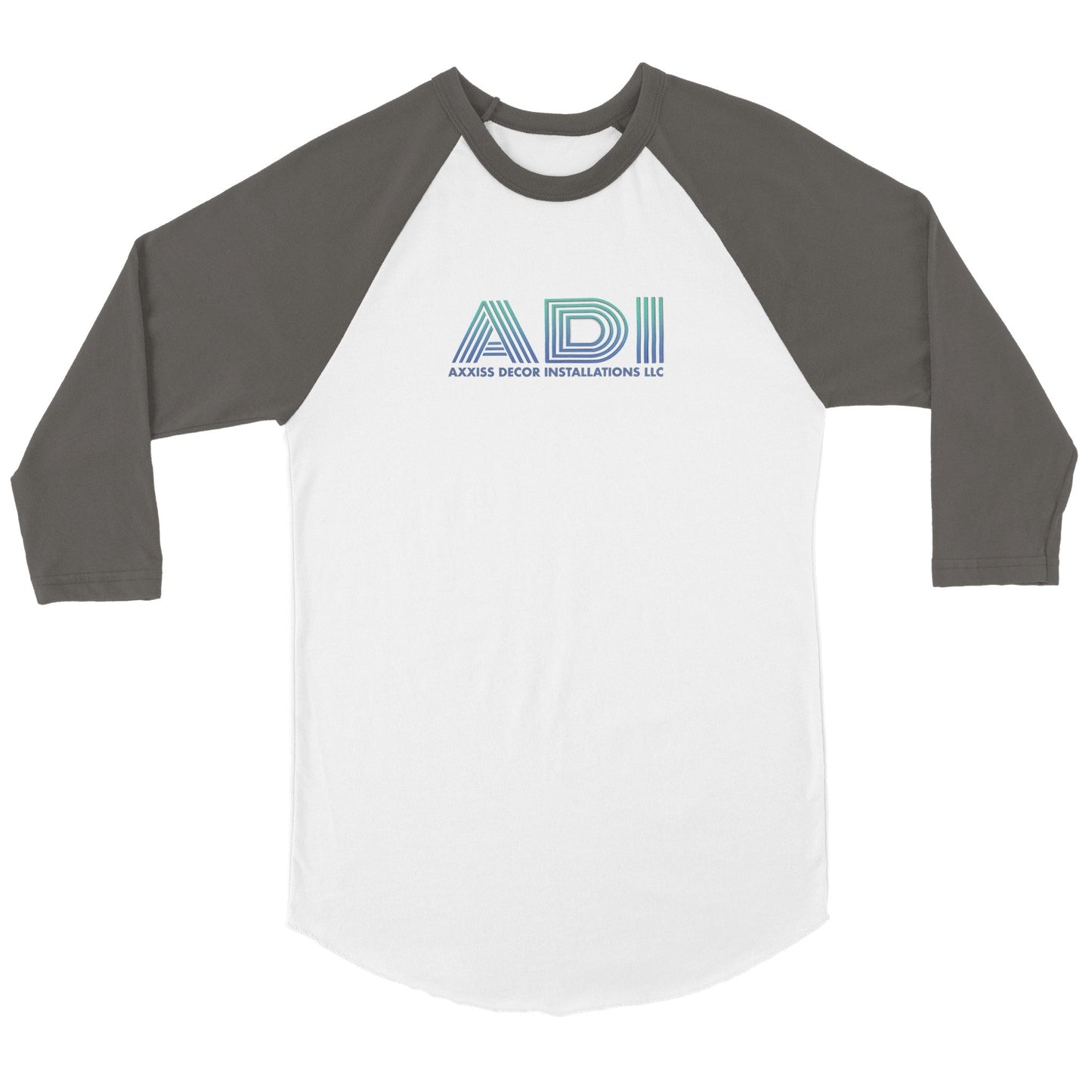 ADI - Axxis Decor Installations, LLC - Unisex 3/4 sleeve Raglan T - shirt - D.T III | Design & Photography