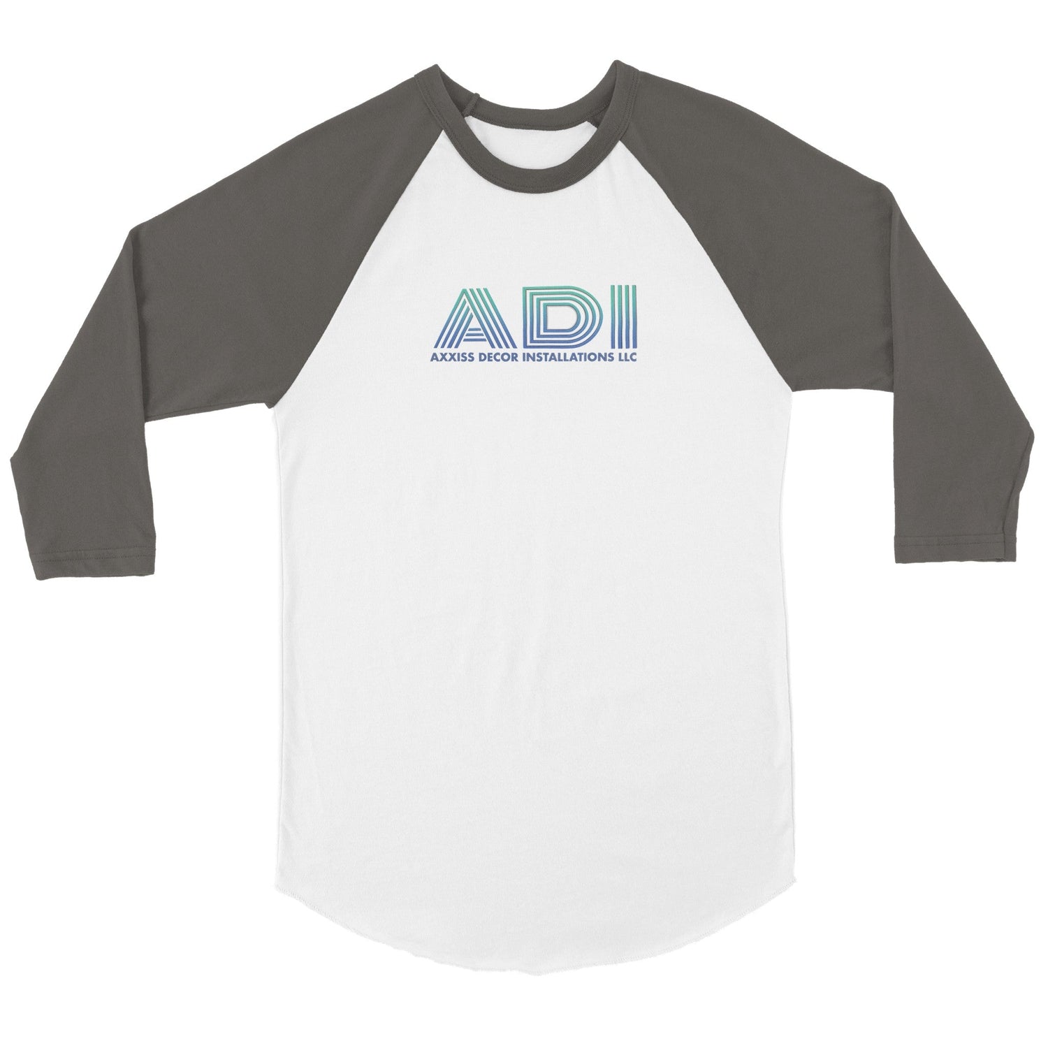 ADI - Axxis Decor Installations, LLC - Unisex 3/4 sleeve Raglan T - shirt - D.T III | Design & Photography