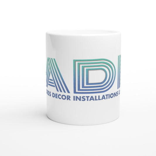 ADI - Axxis Decor Installations, LLC - White 11oz Ceramic Mug - D.T III | Design & Photography