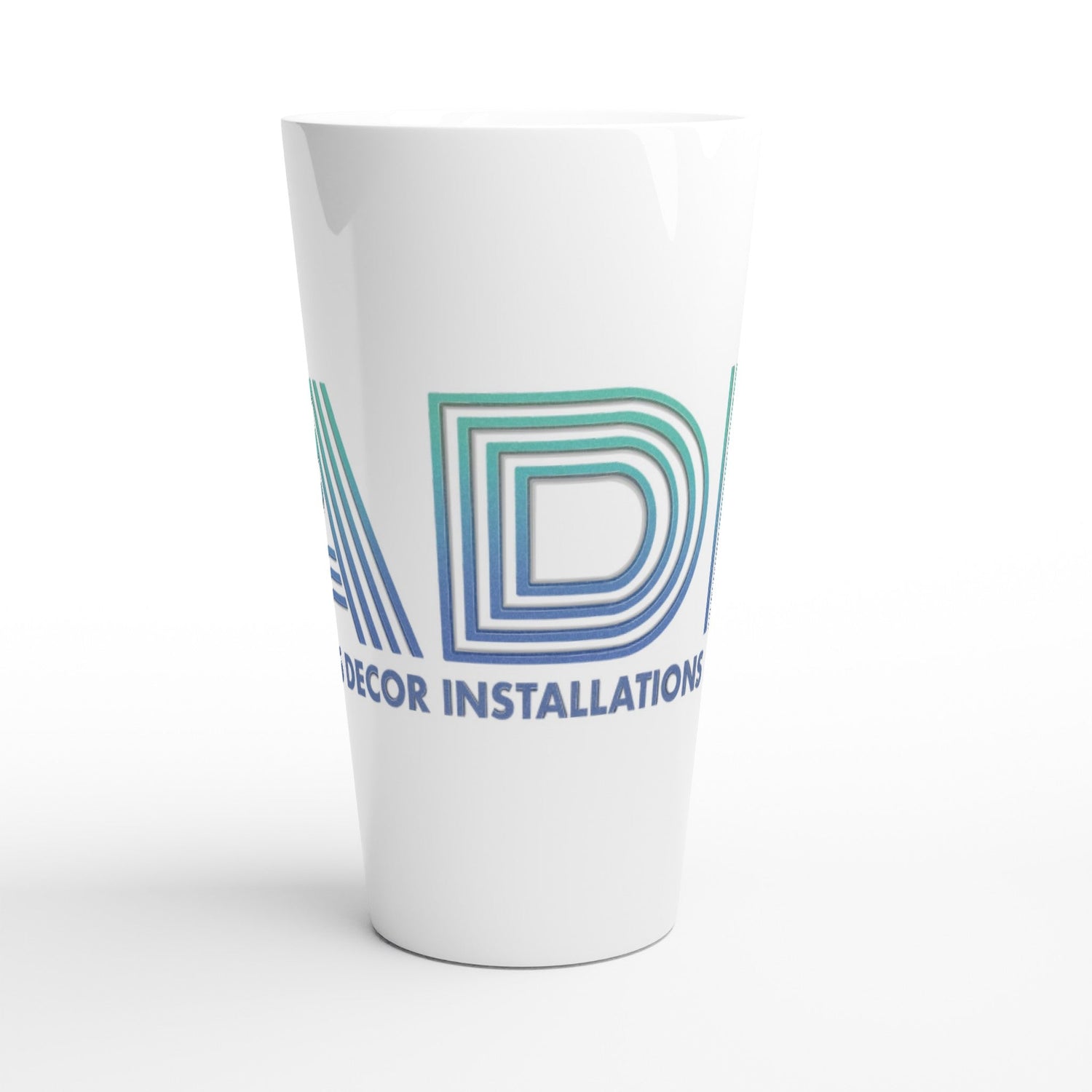 ADI - Axxis Decor Installations, LLC - White Latte 17oz Ceramic Mug - D.T III | Design & Photography